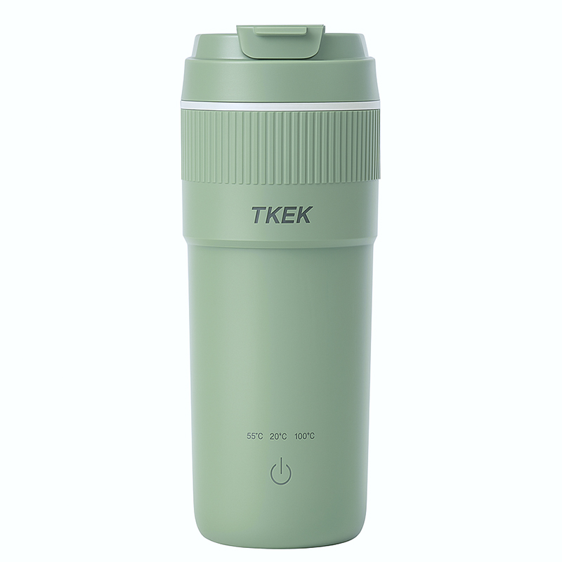 여행 전기 온수컵 휴대용 물주전자 전기포트 라면 텀블러 티포트 보온병 포트 야외 사무실 가열 텀블러 미니전기포트 라면포트 커피포트, 그린 35,990원