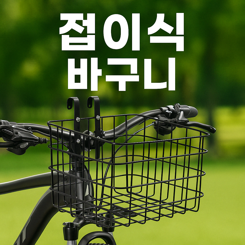 도리몰 자전거 접이식 바구니, 블랙, 1개 25,000원