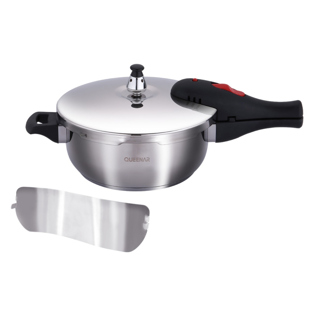 렉스퀸 스테인리스 압력솥 반반 칸막이 압력밥솥, 1개, 스텐, 2.5L 50,000원