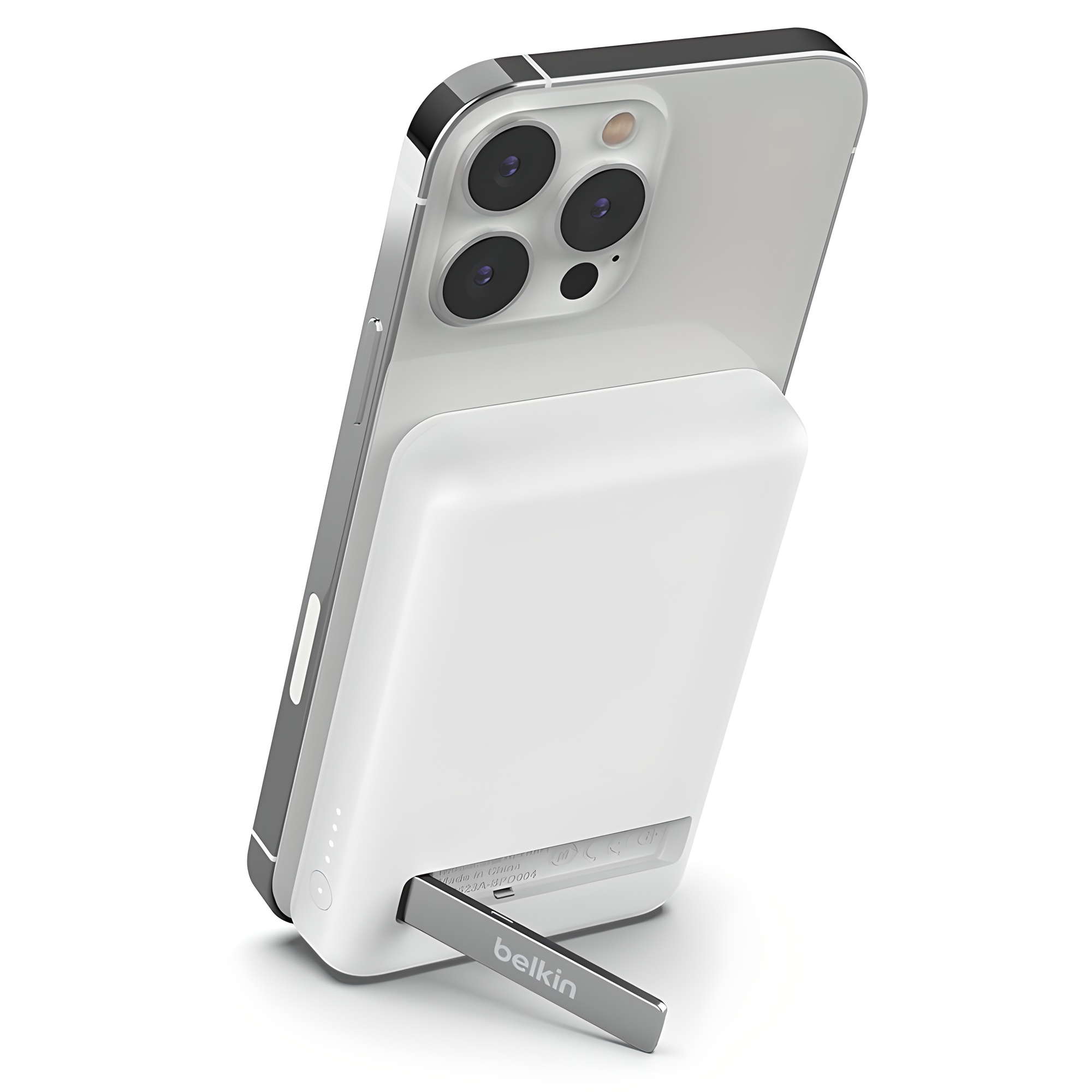 벨킨 5000mAh 맥세이프 마그네틱 무선 충전 보조배터리 + 스탠드, BPD004, 화이트 39,900원