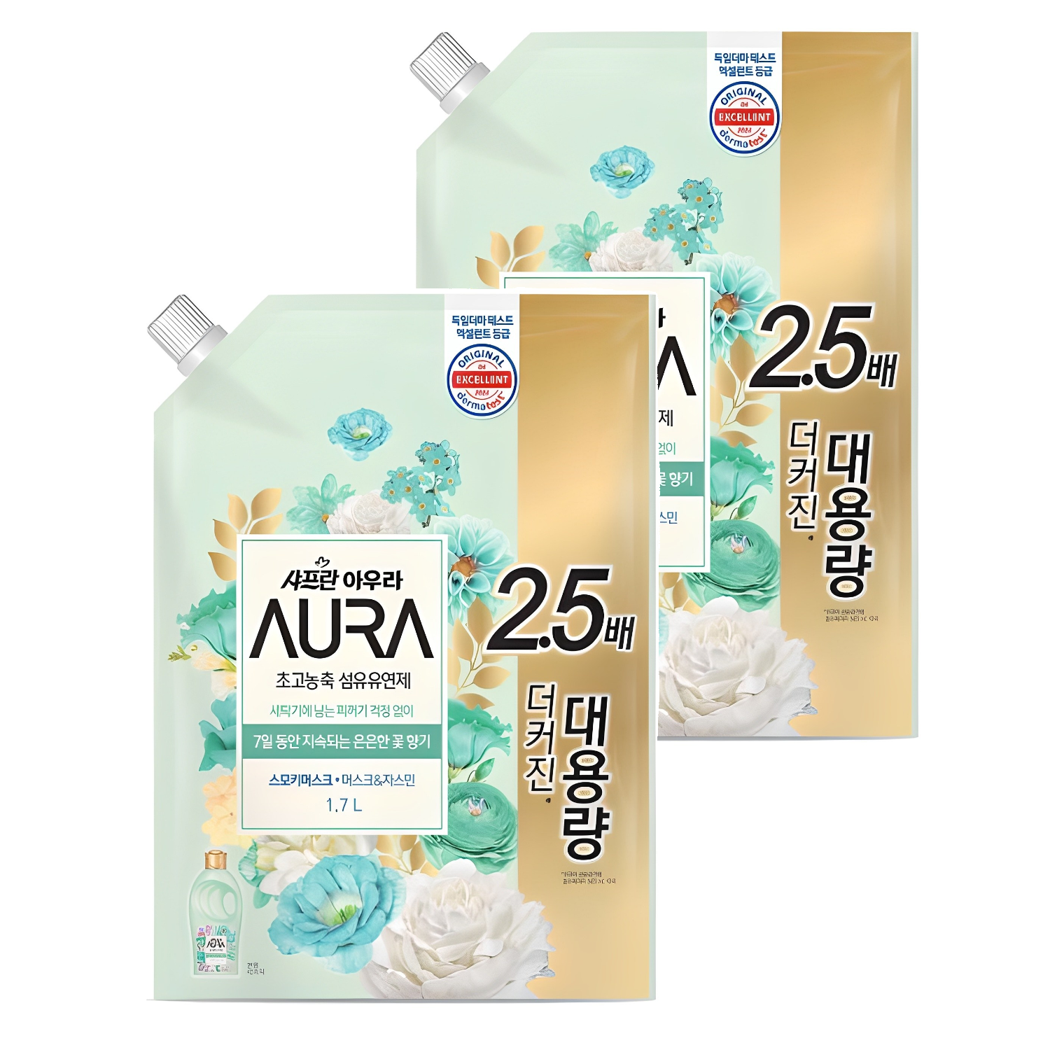 아우라 초고농축 섬유유연제 스모키머스크 리필 10,500원