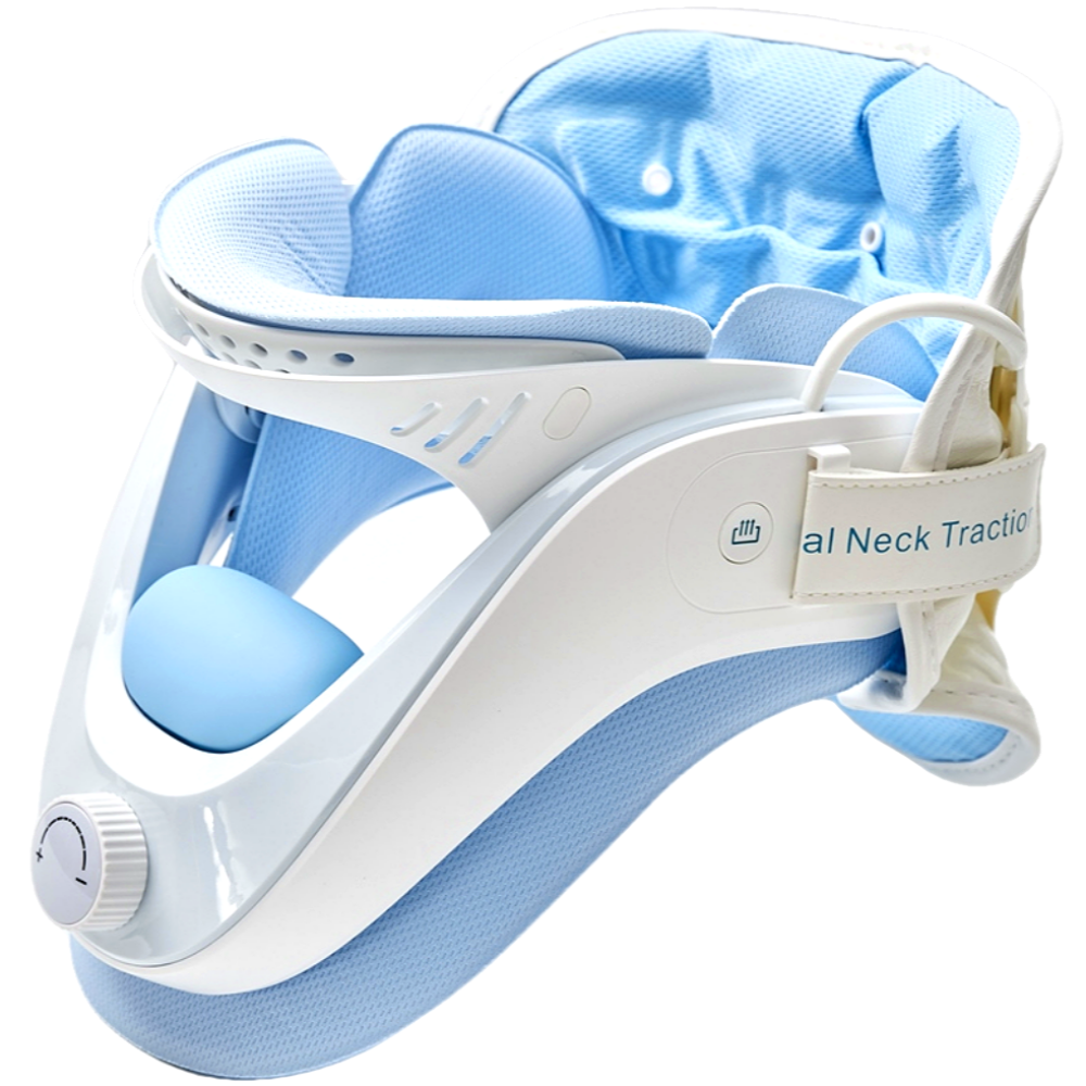 NEW 브리즈 올인원 목견인기 의료용 목견인치료기 1등급 의료기기 바른자세 프리미엄 목보호대(턱받침 스펀지 2개 추가증정), 1개 209,000원