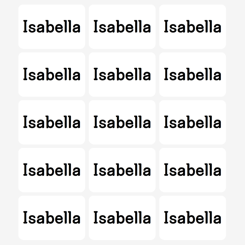 굿모닝 베이비 특대형 네임스티커 (60개) 2,000원