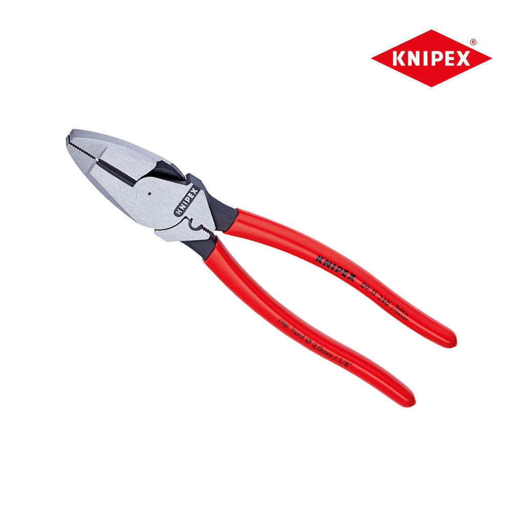 크니펙스 09 11 전공 압착 펜치 뺀찌 독일 고무그립 240mm 84,200원