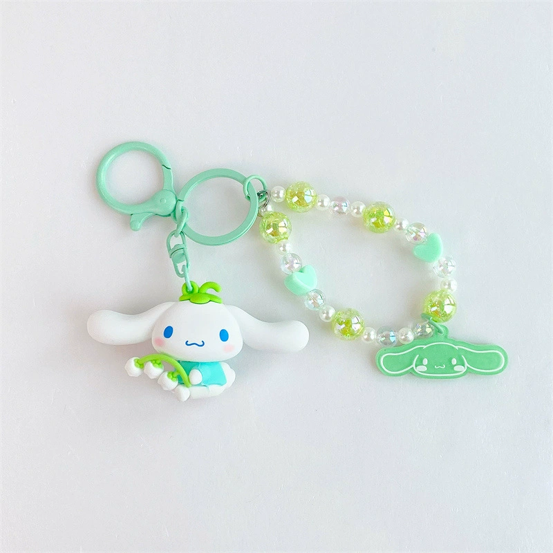 산리오 캐릭터 가드닝 꽃 스트랩 피규어 키링 키홀더 열쇠고리, 은방울꽃 시나모롤, 1개 8,900원