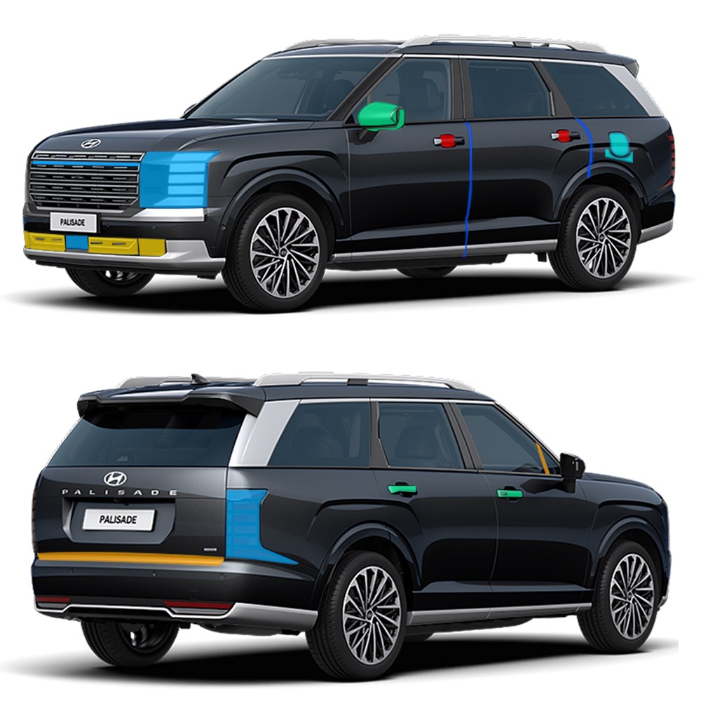 스킨엑스 디올뉴 팰리세이드 캘리그래피 LX3 외장필수패키지A PPF 차량보호필름, 1개 178,000원