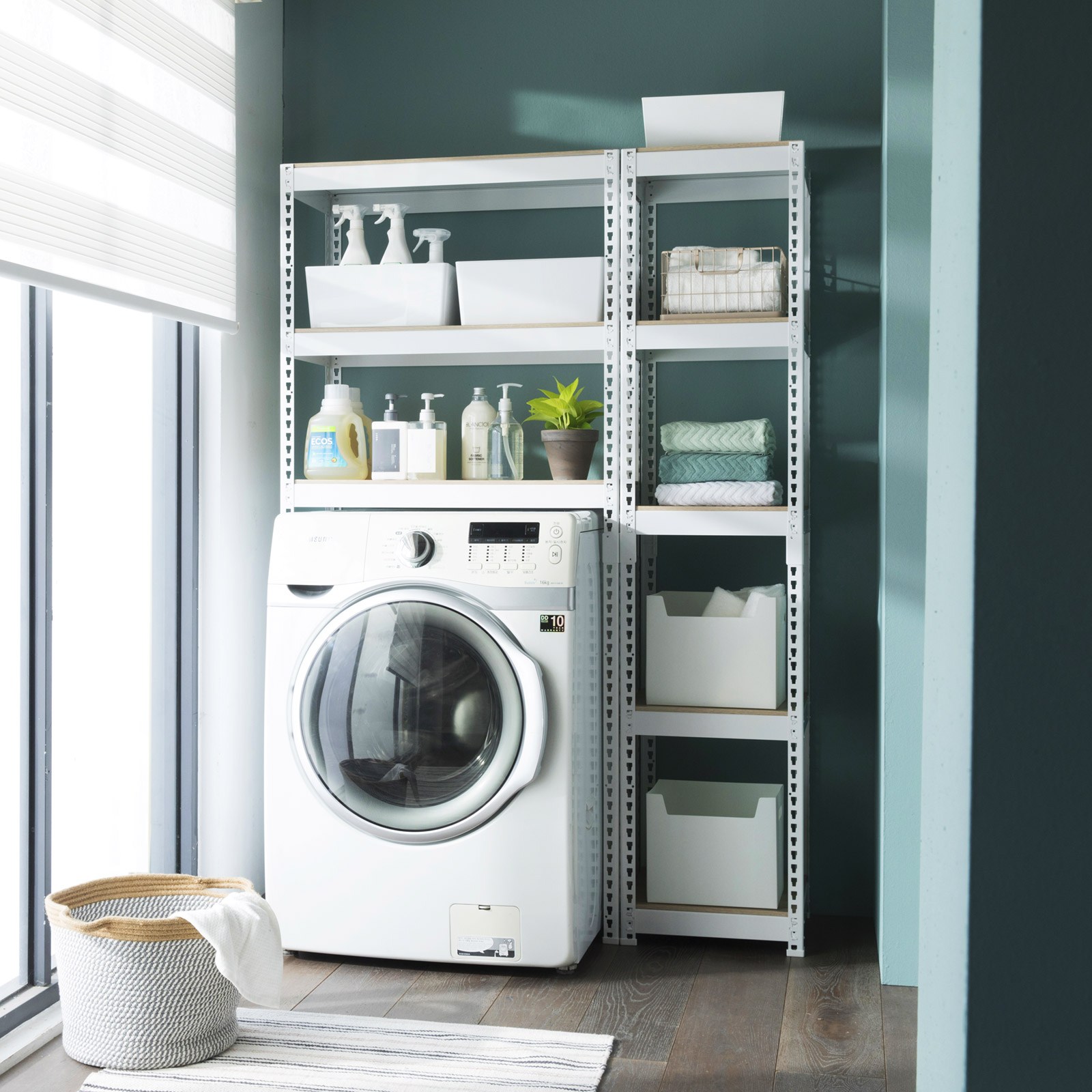 스피드랙 드럼세탁기 건조기 수납 국내제조 무볼트 조립식 800 900 1000 1200 모음 철제 선반 113,300원