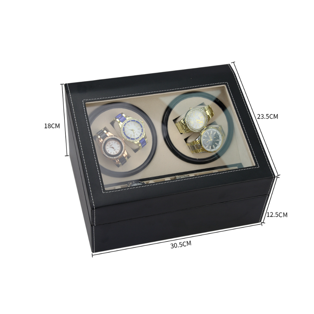 crossinc KC인증 오토매틱 시계보관함 와치와인더 4구 블랙 63,410원