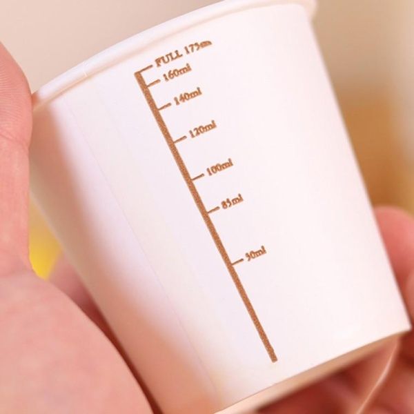 계량 눈금 종이컵 50개 홈 베이킹 도구 눈금종이컵 2,400원