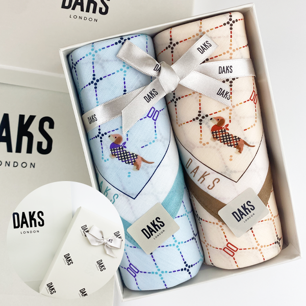 [매장정품] 닥스 손수건 세트 선염 2매 면100% 남녀공용 닥스훈트 선물포장 27,000원