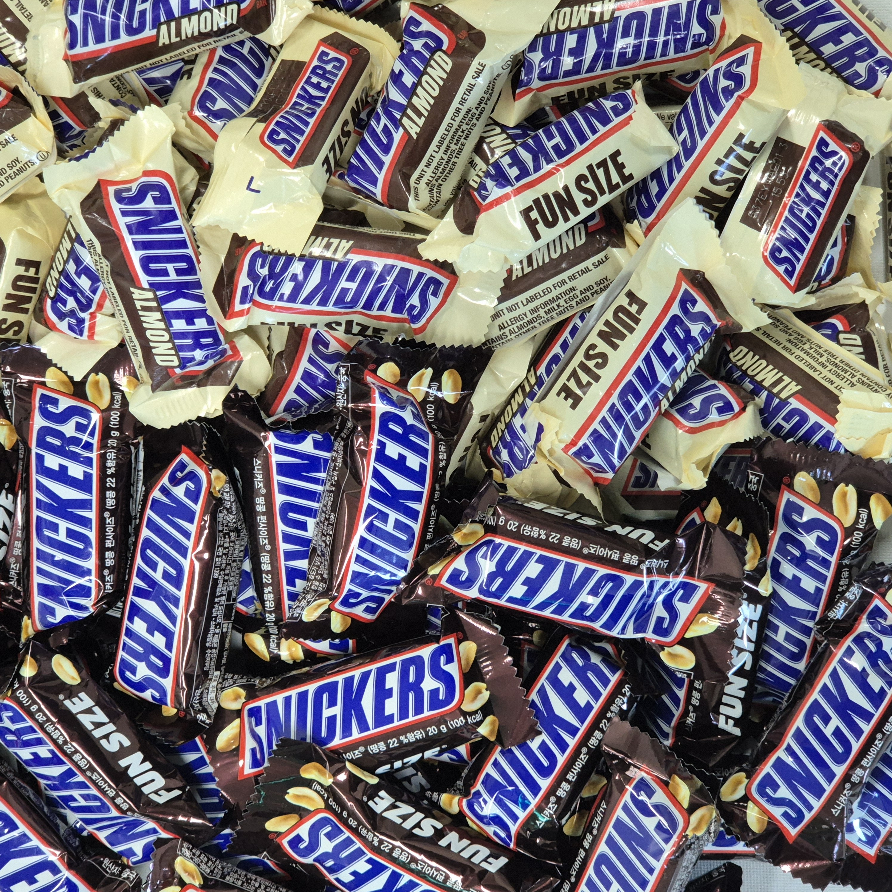 마즈 스니커즈 땅콩+아몬드 사무실 간식 대용량 개별포장 60개 42,630원
