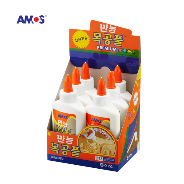 아모스 전문가용 목공풀 120g 1갑6개입 16,400원