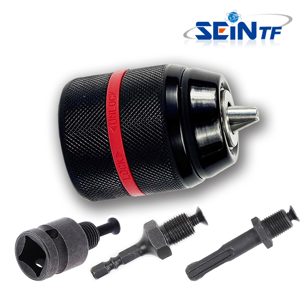 원터치 락 키레스척 2~13mm + 아답터 3종세트(육각13mm,임팩 렌치1/2,SDS), 1세트 15,800원