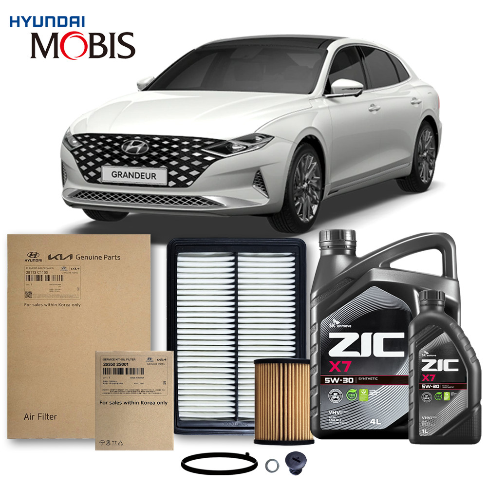 더뉴 그랜저 IG (19-22년식) 2.4 하이브리드 순정필터+지크오일 5W30 3종 67,730원