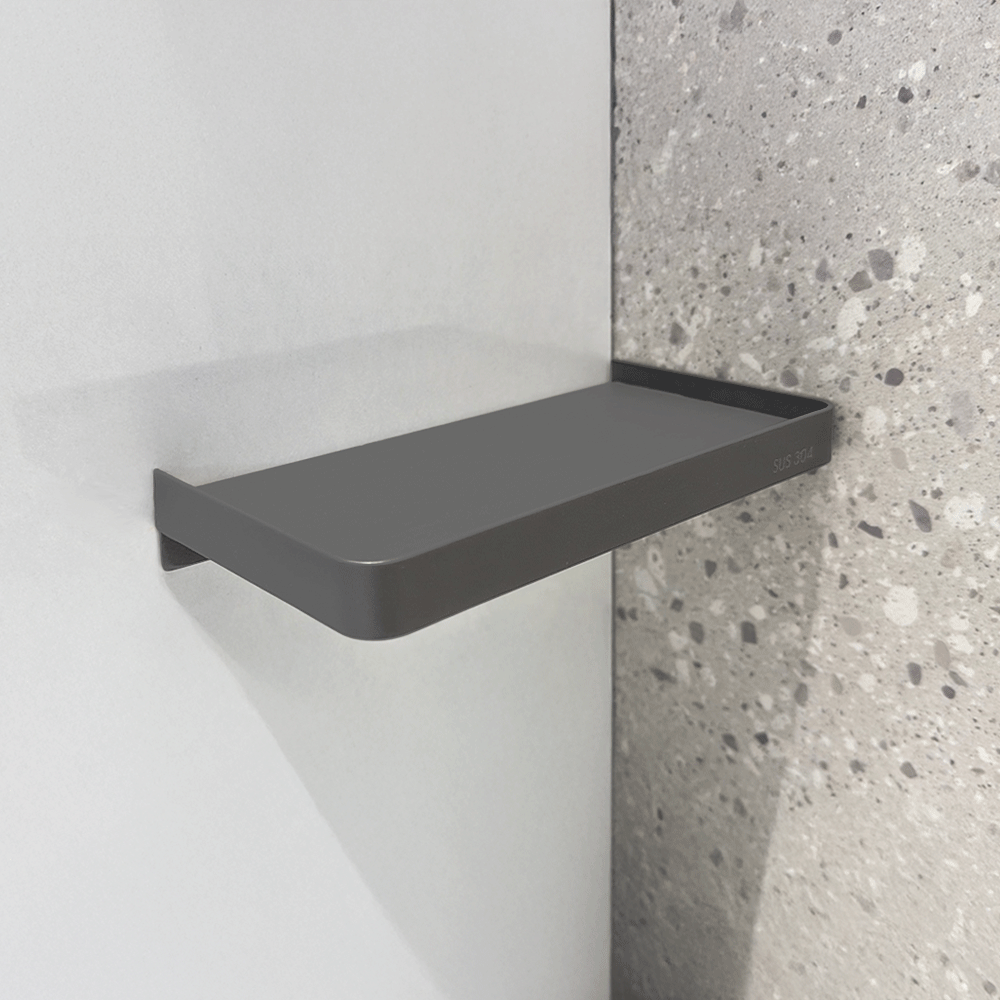 SUS304 욕실 슬림 벽선반 가드형 화장실 일자 선반 10,200원