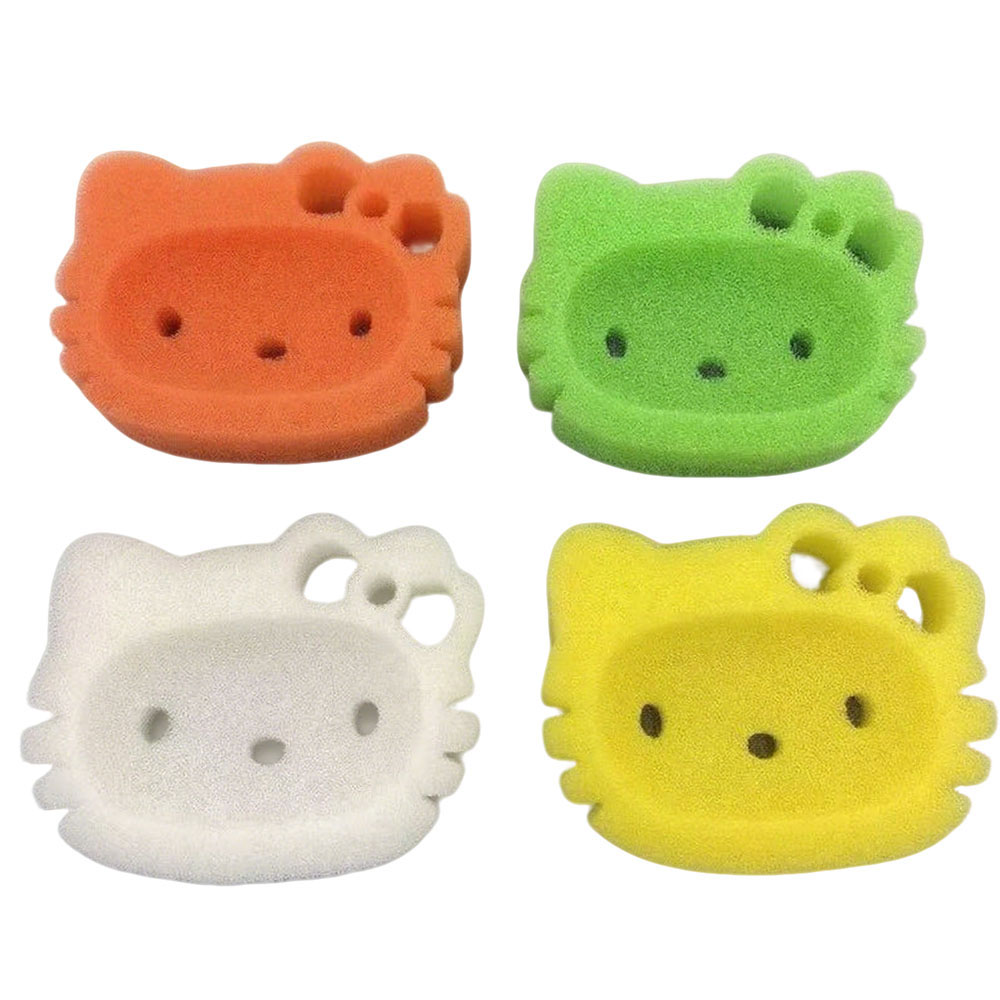 이호무 헬로키티 물빠짐 스펀지 비누받침 수세미, 4개 7,900원