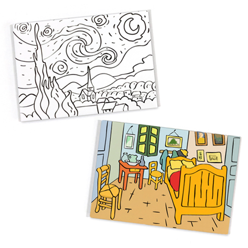 (주)아트인 명화 냉장고자석(2종세트) 2,000원