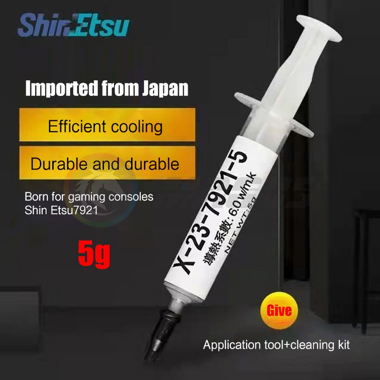 일본 ShinEtsu 7921 7868 써멀 페이스트, 전도성 실리콘 그리스, 컴퓨터 CPU GPU 코어 냉각, 1g, 3g, 5g, 1 24,100원