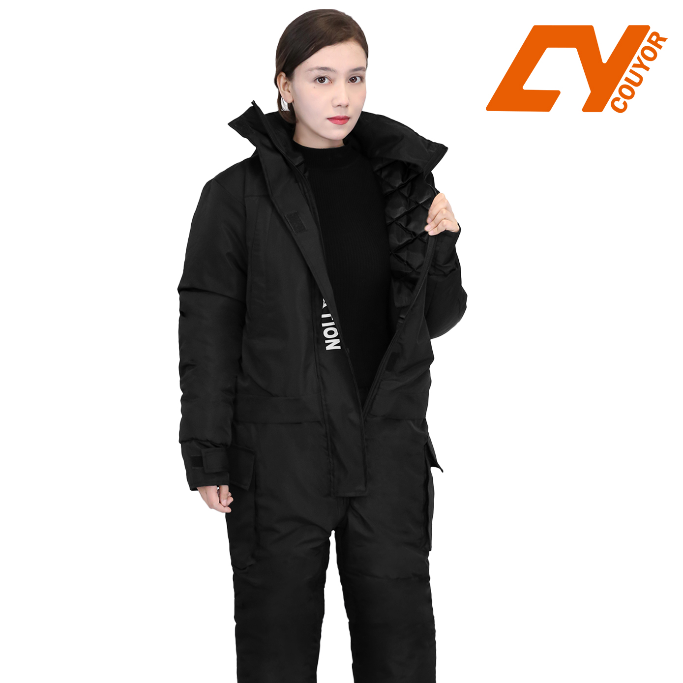 couyor 겨울오토바이방한복 라이더 점프슈트 기모 허리 뒤 지퍼 39,990원