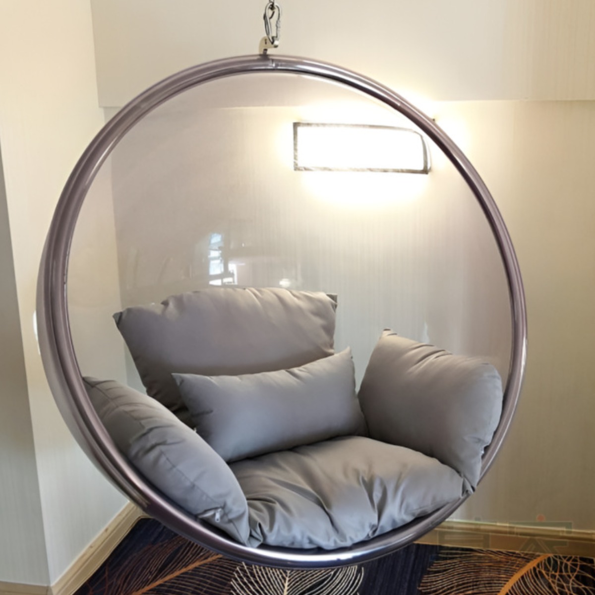 루나볼 투명 버블 그네의자 정원의자 행잉 야외그네의자 실내흔들그네 384,000원