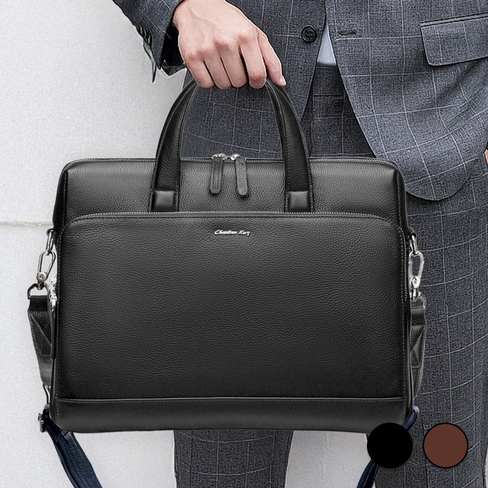 크리스찬케리 남성 가죽 서류가방 CK-8090 노트북 크로스백 브리프케이 110,000원