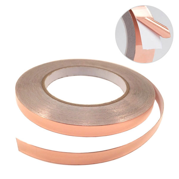 국산 전도성 동테이프 0.5cmx30m 구리 전기 회로 민달팽이 퇴치 화분 보호 구리테이프 5,500원