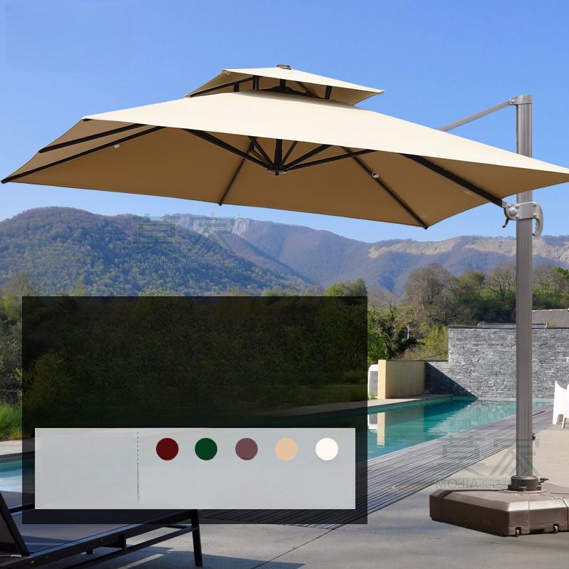 대형 파라솔 사각 일반형 대형파라솔 테라스 옥상 초대형 횡단보도 천막 그늘막 우산 360,300원