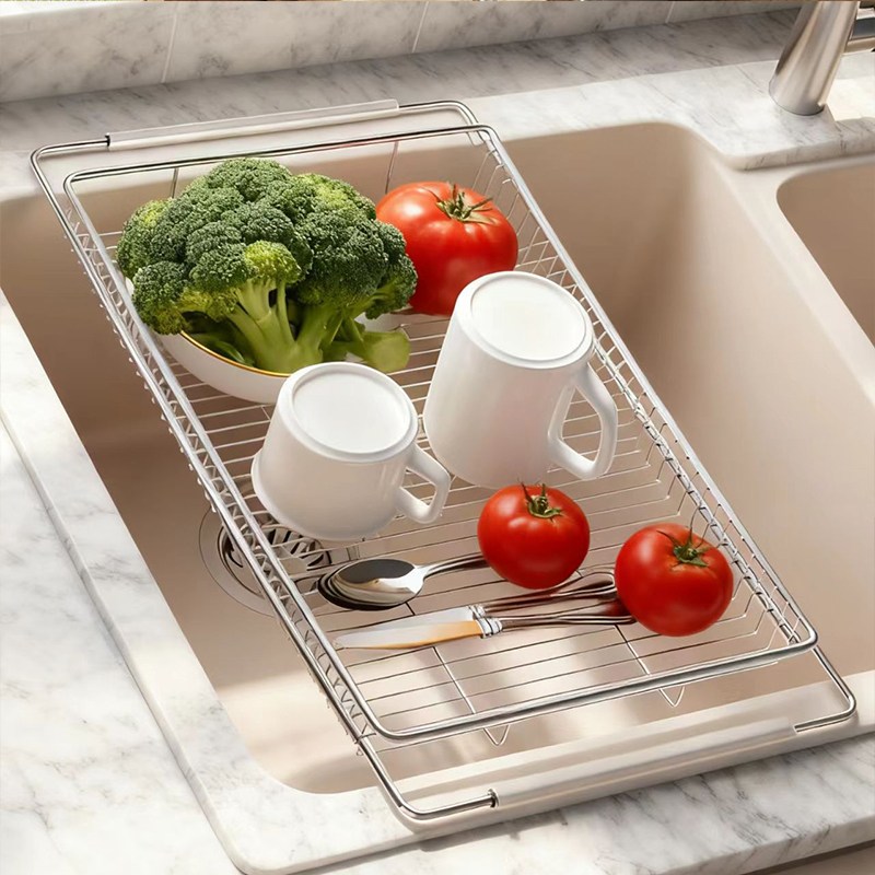 Oyoson 304 스테인레스 싱크 플레이트 슬라이딩 식기건조대 13,850원