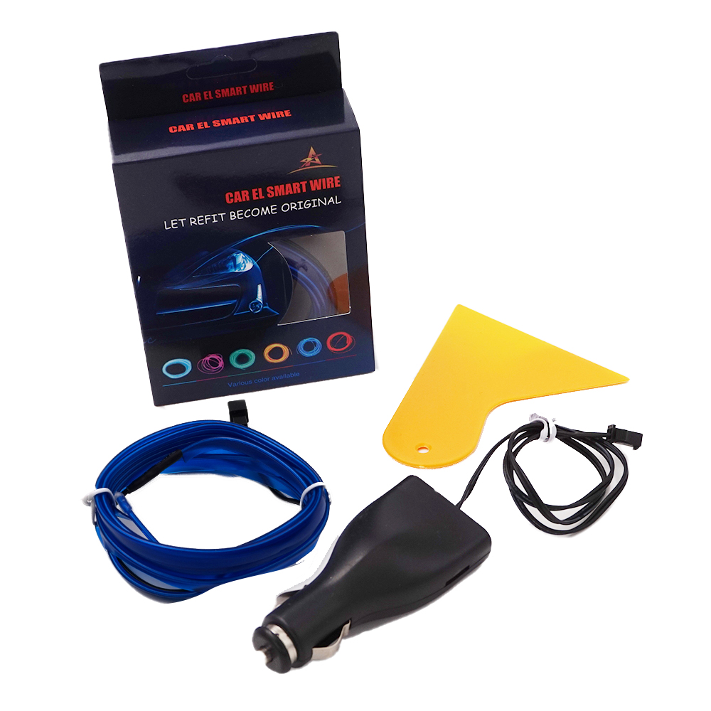 삼에스 EL와이어 + 컨트롤러 시거잭형 블루 2m 7,330원