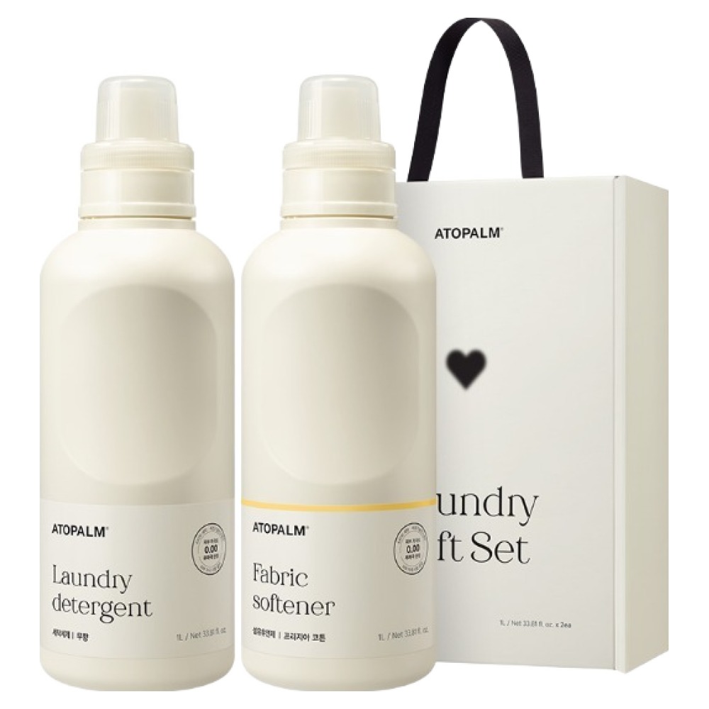 아토팜 세탁 세제 1L + 섬유유연제 프리지아코튼 1L 세트 31,500원