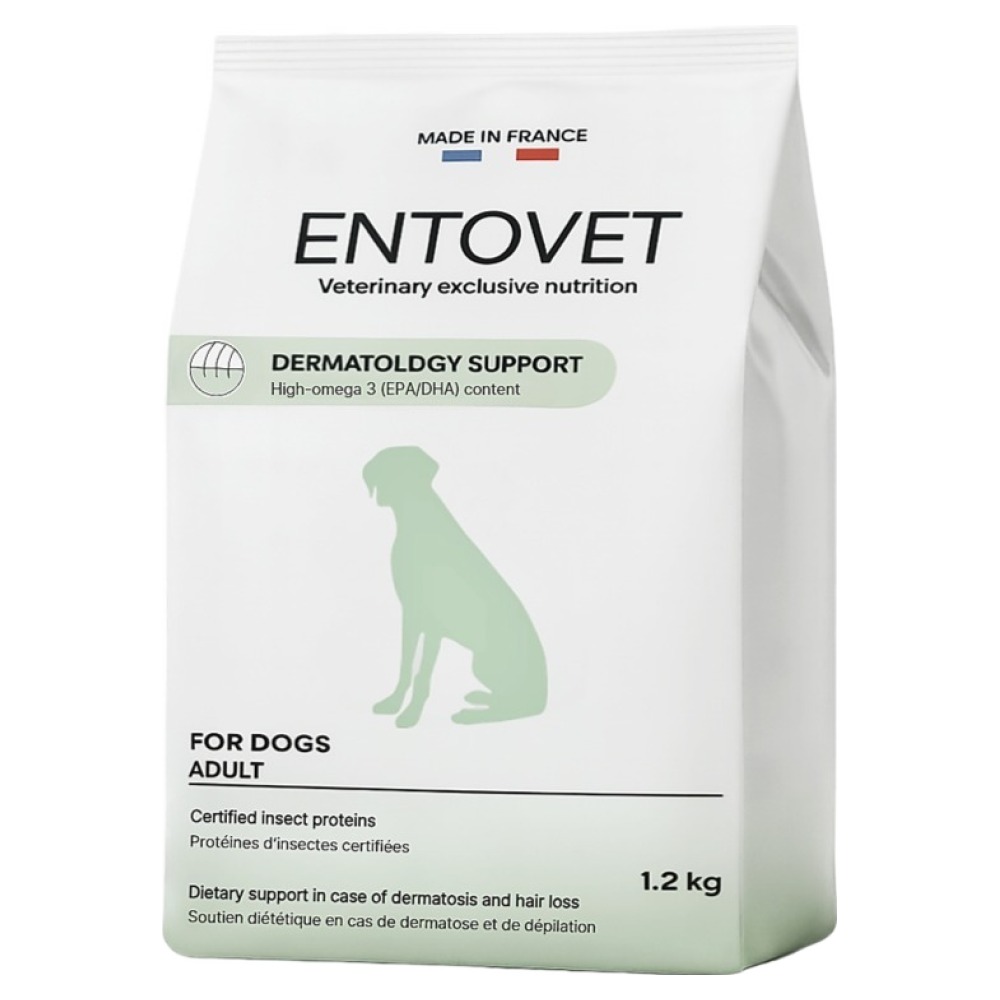 엔토벳 어덜트 강아지 더마톨로지 서포트 건식사료, 1.2kg, 1개, 곤충 27,690원