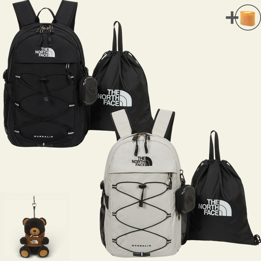 [25년신상] 노스페이스 책 가방 세트 백팩 주니어 보레알리스 스쿨 팩 키링 초등학생 고학년 +PXV다용도Bag 178,800원