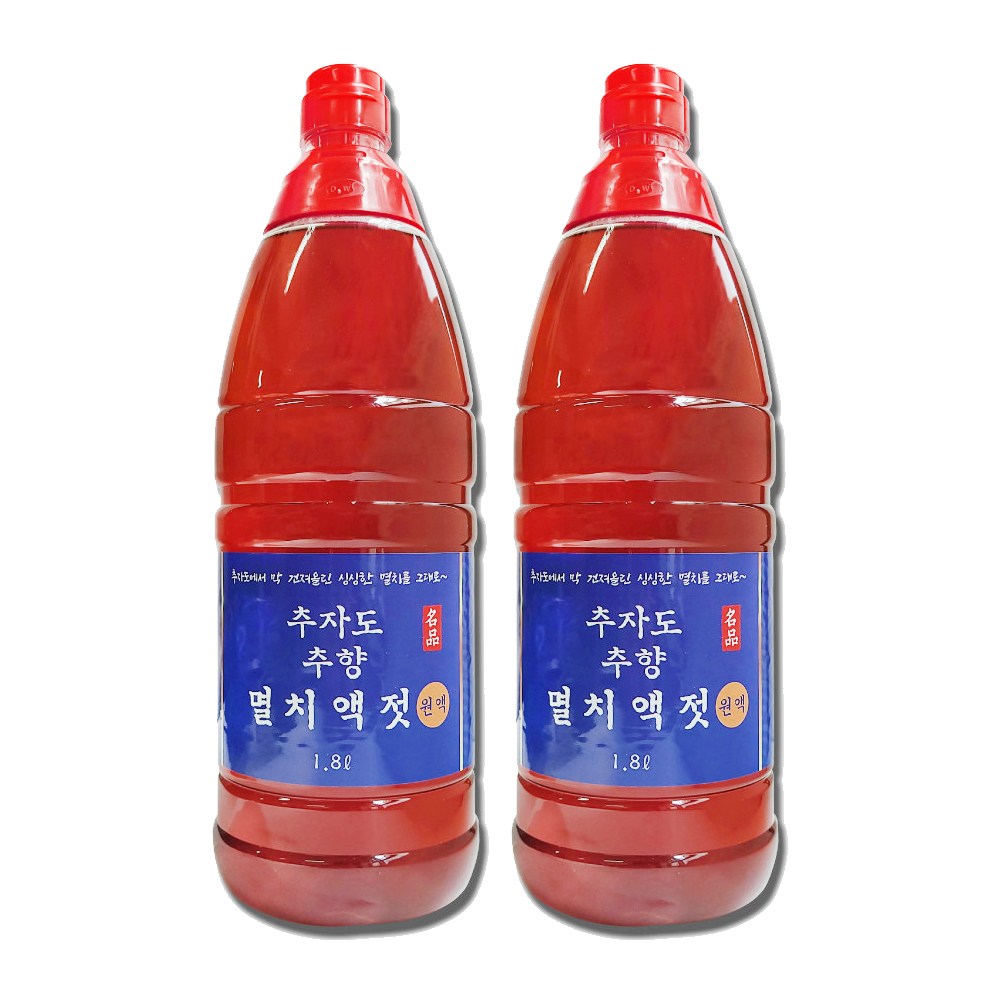 3년숙성) 추자도 추향 멸치액젓1.8L 2개 멸치100% 천일염 66,900원