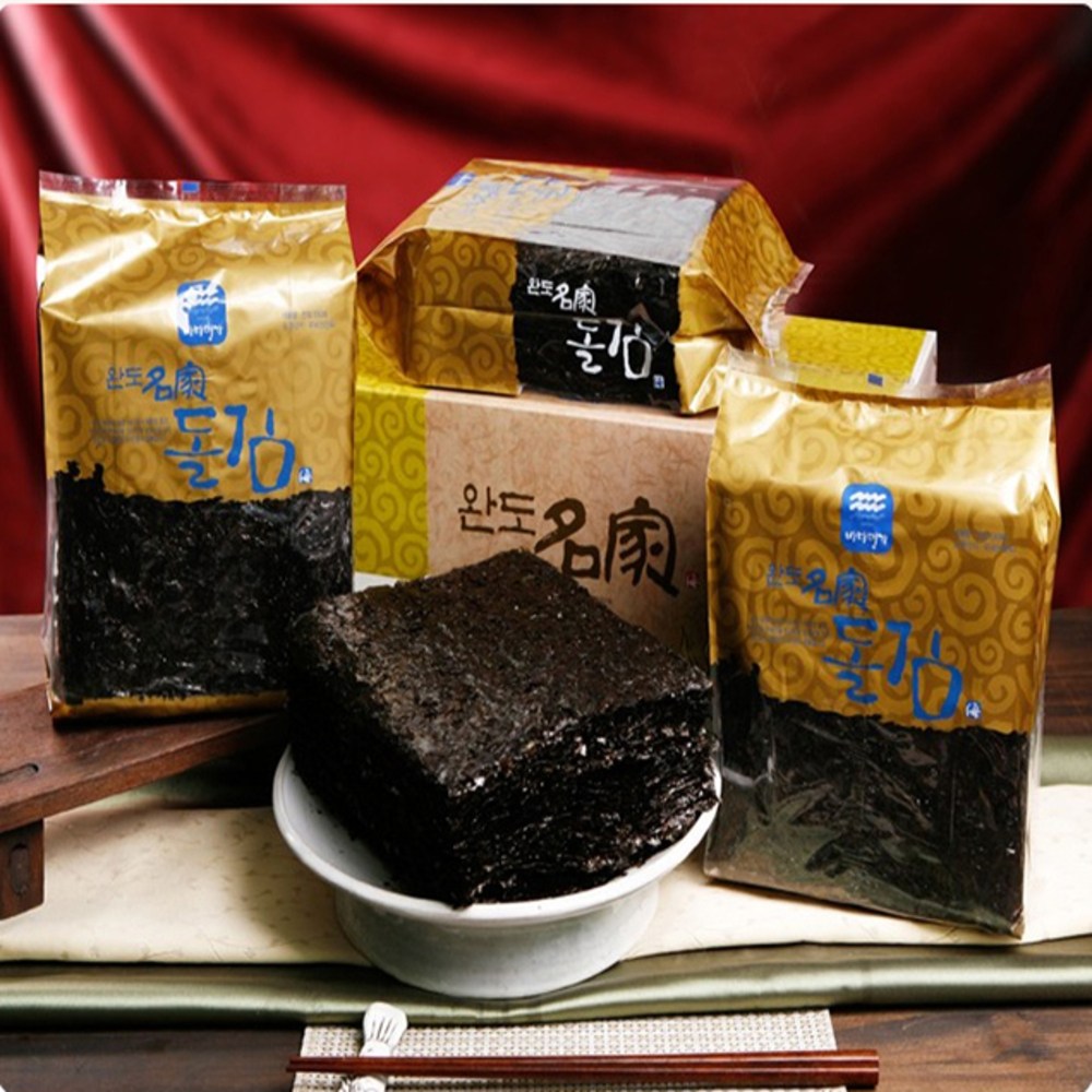 완도명가 김세트3호 / 돌김 100장 x 4속 68,000원