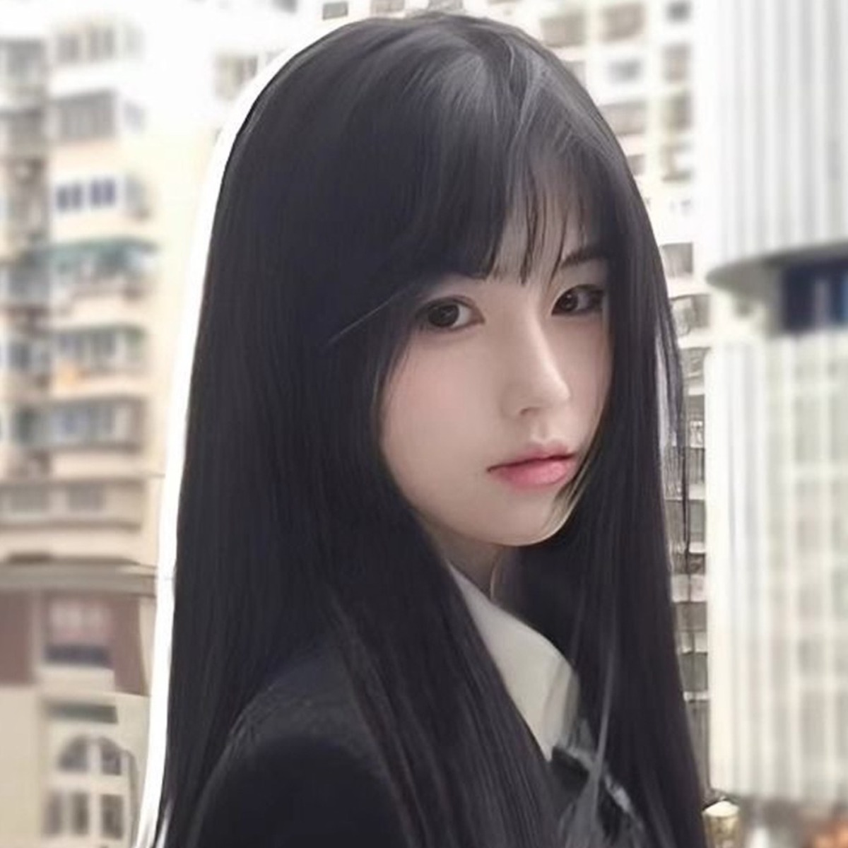 베이직 여성 긴생머리 전체가발 앞머리있는 통가발 헤어 체인지 39,900원