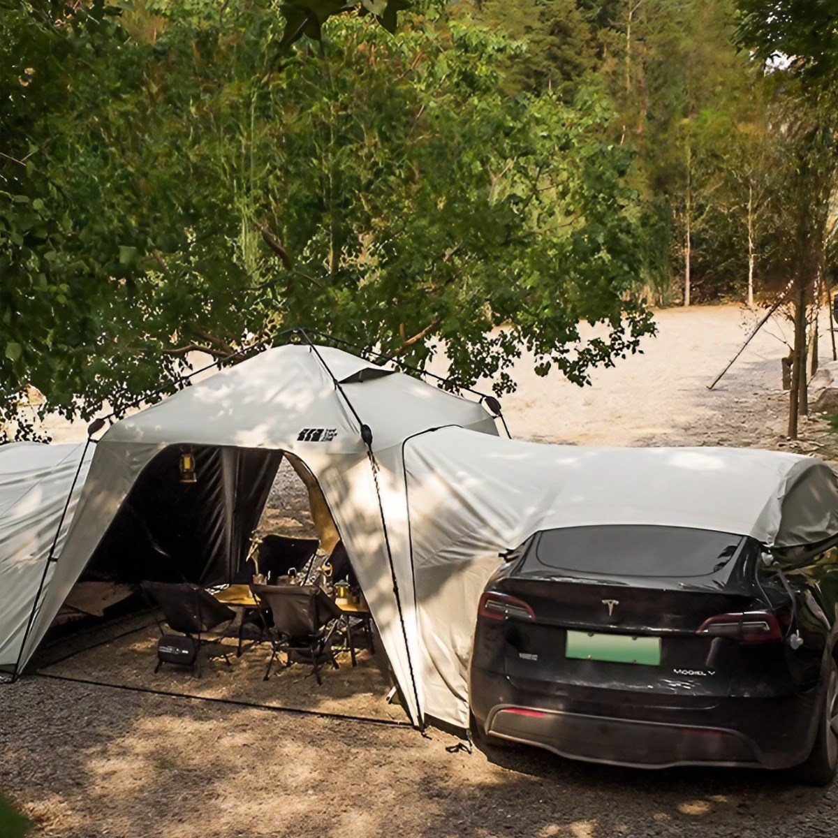 익스플로어 차박텐트 모빌리티 도킹쉘터 차량용 돔 캐노피 확장 파츠 조합형, 화이트 310,000원