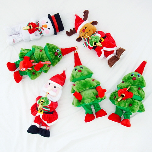 1+1 크리스마스 춤추는 트리인형 움직이는 댄싱트리 인형 9종 볼륨조절 35,000원