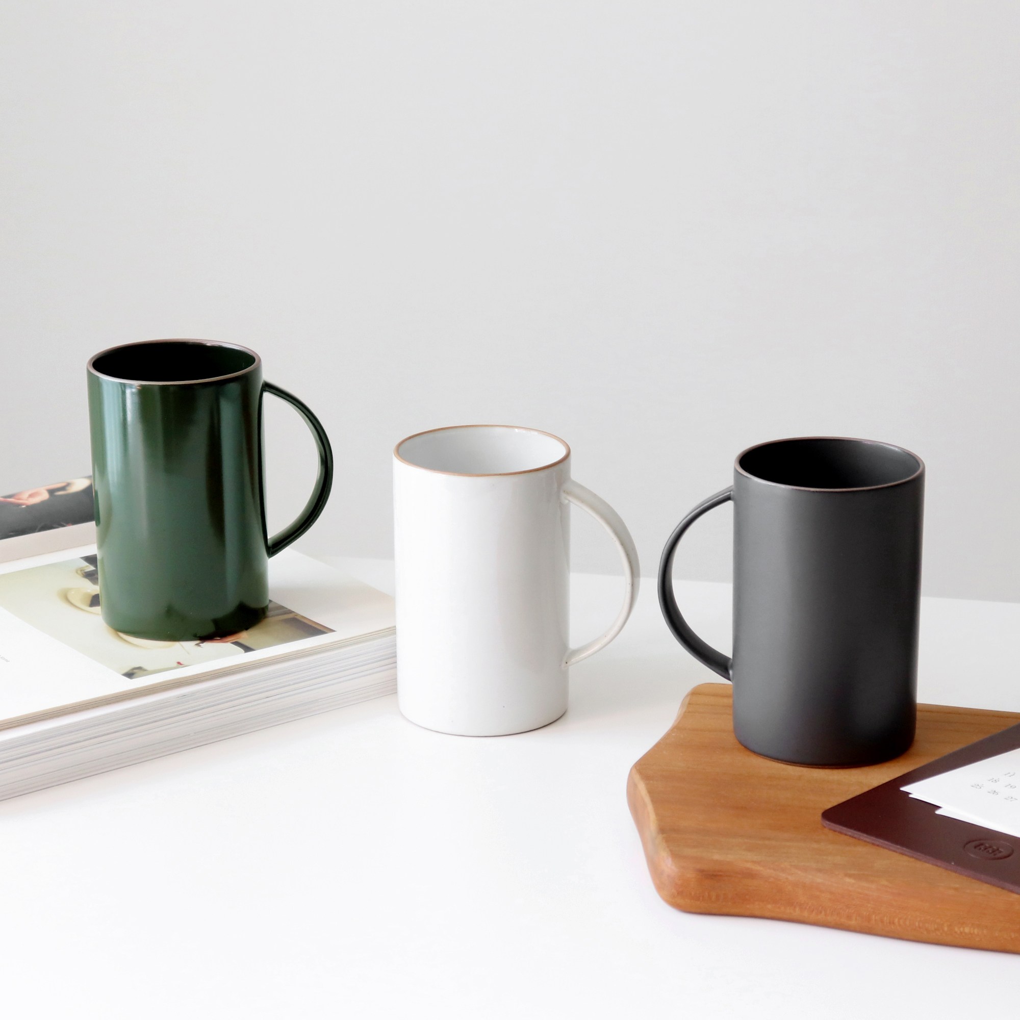 카모메키친 국내생산 카페 오릇 솔리드 예쁜 머그컵 롱 460ml 15,900원