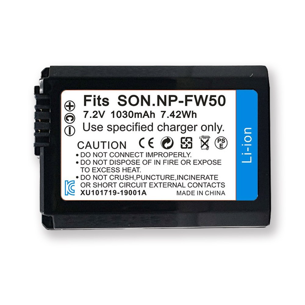 Zoom-AI 에이아이 소니 NP-FW50 배터리 호환 ZV-E10 RX10 A7II A6500 A6400 14,120원