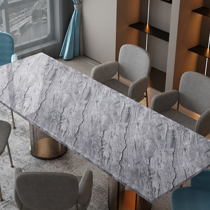 연하 알루미늄 대리석 패턴 시트지, 그레이 6,500원