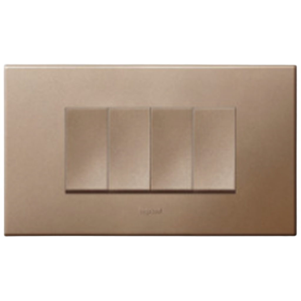 머슬전기 르그랑 유럽 아테오 사각 스위치 4구 샴페인 원톤 79,000원