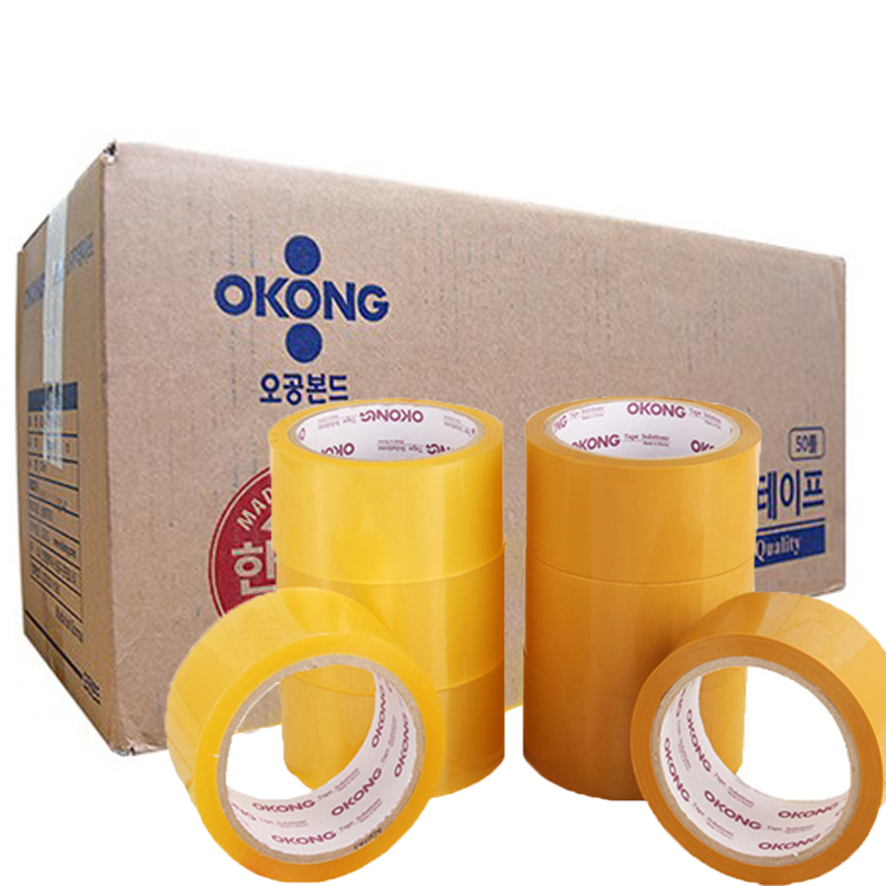 오공본드 OPP 박스테이프 중포장 아크릴타입 50m x 48mm, 투명, 5개 8,880원