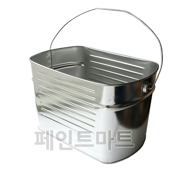 페인트마트 페인트마트 뚜껑없는 둥근 사각 트레이캔 공캔 빈깡통 철캔 깡통 트레이 대용캔 로라판대용 철캔 페인트 작업시 편리한 공구, 1개 3,700원