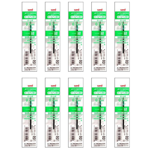 제트스트림 유니 멀티펜용 리필심 0.7mm SXR-80, 그린, 10개 6,990원