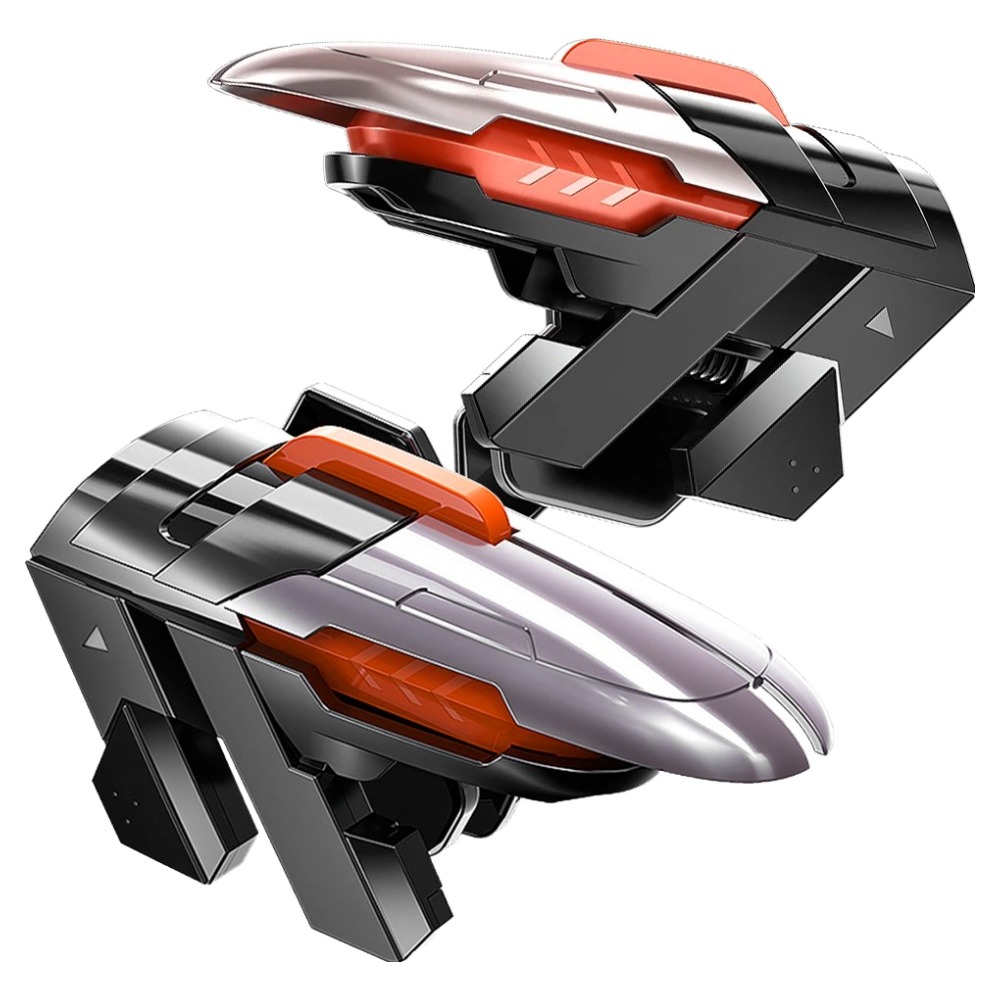 스페이스쉴드 스마트폰 호환 버닝샷 베이직 모바일 FPS 게임 사격 게이밍 6핑거 트리거 좌우세트, 혼합색상, 1세트, 단일상품 17,770원