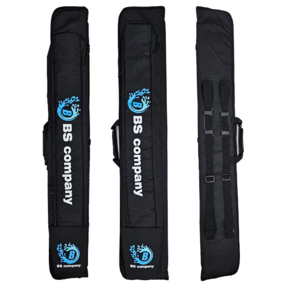 BS컴퍼니 원투대 소프트백 낚시가방 서프대 크로스백 로드케이스, 블랙 160cm(3칸) 39,600원