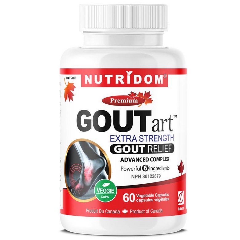 캐나다 뉴트리돔 NUTRIDOM GOUTart 가우타트 타트체리 + 셀러리씨앗 + 커큐민 + 브로멜라인 캡슐, 2개, 60정 67,500원