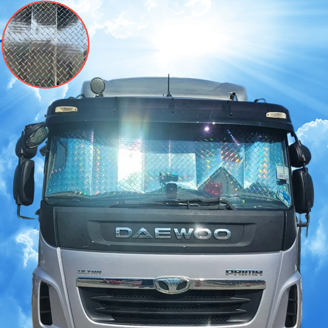 MJ_LIFE 버스 대형화물차 홀로그램 앞유리 햇빛가리개, 1개, 레이저 15,000원
