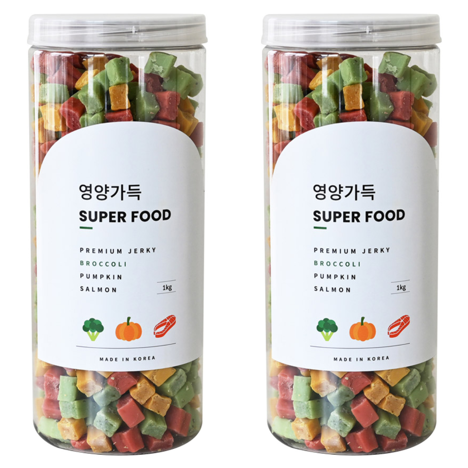 제로랩스 강아지 영양가득 져키, 혼합맛(브로콜리/단호박/연어), 1kg, 2개 35,800원