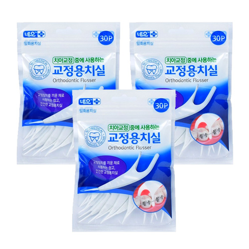 네오메디칼 치아교정용 치실, 30개입, 3개 5,830원